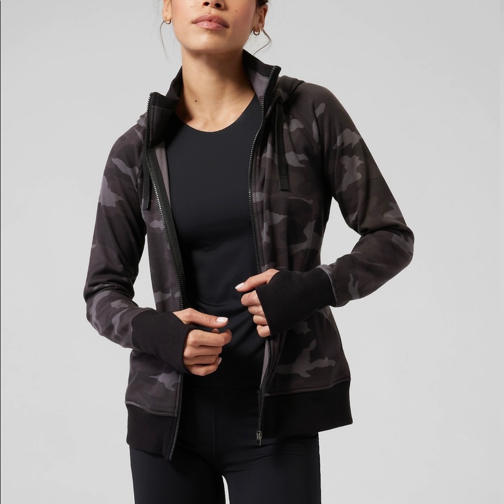 Athleta Triumph Hoodie in Camo